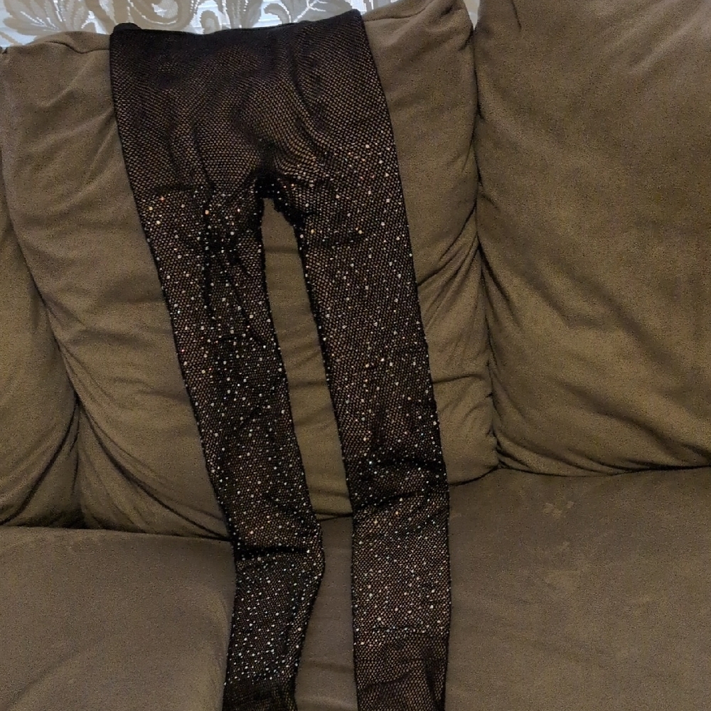 Black Sparkly Leggings
